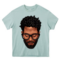 Arona bearded black man portrait Heavy Core Tee - texasbilliewilder