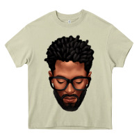 Mossy bearded black man portrait Heavy Core Tee - texasbilliewilder