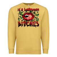 Antique Gold it's halloween bitches Premium Sweatshirt - BundleAndBundleShop