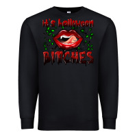 Black it's halloween bitches Premium Sweatshirt - BundleAndBundleShop
