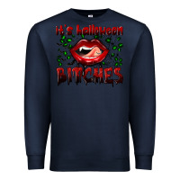Navy it's halloween bitches Premium Sweatshirt - BundleAndBundleShop