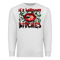 Oatmeal Heather it's halloween bitches Premium Sweatshirt - BundleAndBundleShop