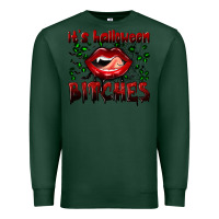 Sports Green it's halloween bitches Premium Sweatshirt - BundleAndBundleShop