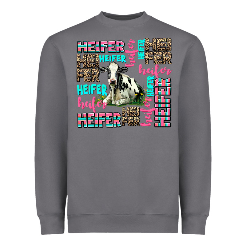 Heifer Heavyweight Sweatshirt by AdoDesignShop | Teevron