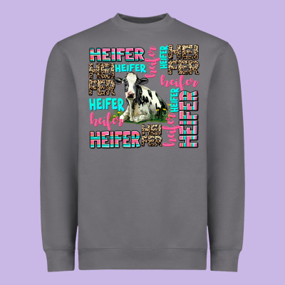 Heifer Heavyweight Sweatshirt Designed By Adodesignshop