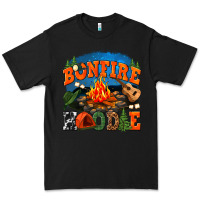 Black bonfire hoodie Premium Tee - texasbilliewilder