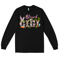 Black blessed gigi easter Long Sleeve Tee - BarkalooDesign