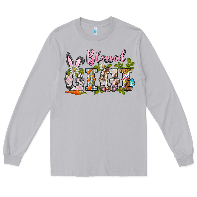 Blessed Gigi Easter Long Sleeve Tee by BarkalooDesign | Teevron