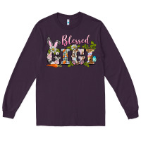 Plum blessed gigi easter Long Sleeve Tee - BarkalooDesign