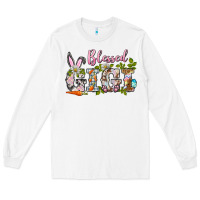 White blessed gigi easter Long Sleeve Tee - BarkalooDesign