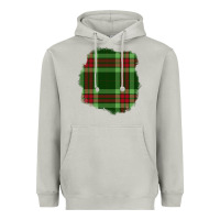 Moon Dust Christmas Tartan Patch Heavyweight Hoodie - BundleAndBundleShop
