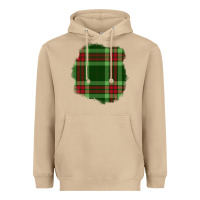 Christmas Tartan Patch Heavyweight Hoodie | Teevron