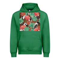 Emerald succulents and cowhide Urban Hoodie - TumblerDesignByShophia