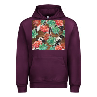 Mauve Wine succulents and cowhide Urban Hoodie - TumblerDesignByShophia