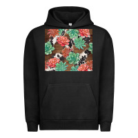 Pigment Black succulents and cowhide Urban Hoodie - TumblerDesignByShophia