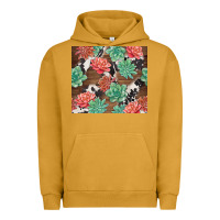 Pigment Peanut Butter succulents and cowhide Urban Hoodie - TumblerDesignByShophia