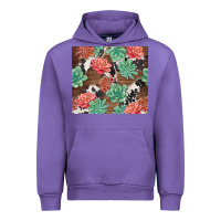 Tulip succulents and cowhide Urban Hoodie - TumblerDesignByShophia