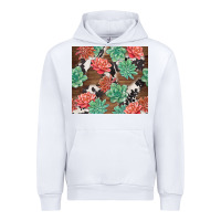 White succulents and cowhide Urban Hoodie - TumblerDesignByShophia