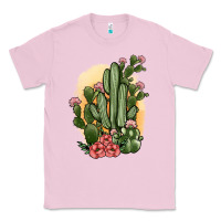 Bubblegum Pink cactus Classic Tee - JahusDesignShop