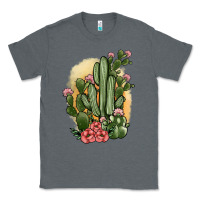 Charcoal Heather cactus Classic Tee - JahusDesignShop