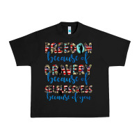 Black freedom because of bravery because of selflessness because of you Urban Heavy Tee - JahusDesignShop