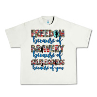 Pistachio freedom because of bravery because of selflessness because of you Urban Heavy Tee - JahusDesignShop