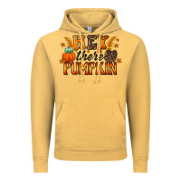 Vintage Mustard hey there pumpkin Vintage Hoodie - RacoonDesign
