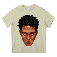 Mossy black man portrait Heavy Core Tee - texasbilliewilder