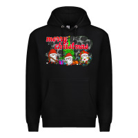 Black Merry Christmas - Gnome - Gnome Premium Hoodie - Bettercallsaul