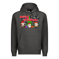 Charcoal Heather Merry Christmas - Gnome - Gnome Premium Hoodie - Bettercallsaul