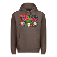 Coffee Merry Christmas - Gnome - Gnome Premium Hoodie - Bettercallsaul