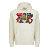 Oatmeal Heather Merry Christmas - Gnome - Gnome Premium Hoodie - Bettercallsaul