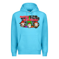 Ocean Blue Merry Christmas - Gnome - Gnome Premium Hoodie - Bettercallsaul