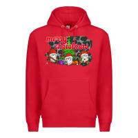 Red Merry Christmas - Gnome - Gnome Premium Hoodie - Bettercallsaul