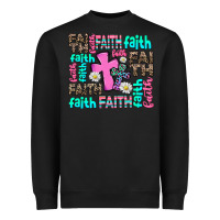 Black faith with cross Heavyweight Sweatshirt - AdoDesignShop