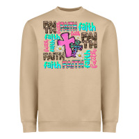 Mushroom faith with cross Heavyweight Sweatshirt - AdoDesignShop
