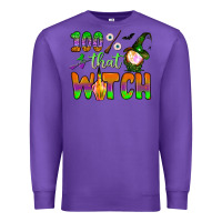 Purple 100  that witch Premium Sweatshirt - BundleAndBundleShop