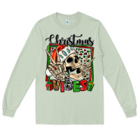 Matcha christmas vibes skeleton Long Sleeve Tee - Jasminsmagicworld