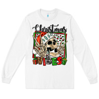 White christmas vibes skeleton Long Sleeve Tee - Jasminsmagicworld