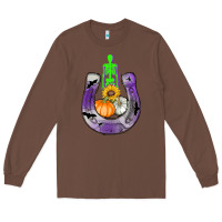 Chestnut horseshoe halloween Long Sleeve Tee - AdoDesignShop