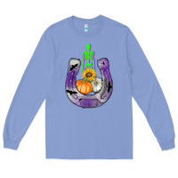 Colony Blue horseshoe halloween Long Sleeve Tee - AdoDesignShop
