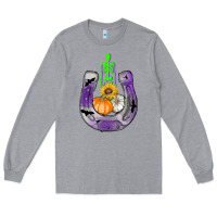 Heather Grey horseshoe halloween Long Sleeve Tee - AdoDesignShop
