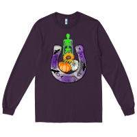 Plum horseshoe halloween Long Sleeve Tee - AdoDesignShop