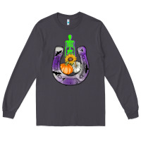 Smoke horseshoe halloween Long Sleeve Tee - AdoDesignShop