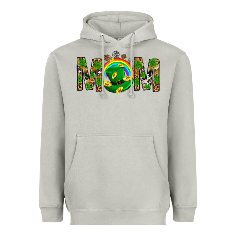 Western Mom With Shamrock Heavyweight Hoodie by BundleAndBundleShop | Teevron