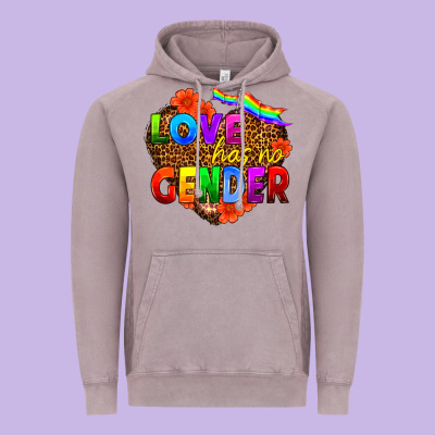 Love Has No Gender Vintage Hoodie Designed By Hra Design Shop