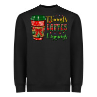 Black flannels lattes leggings Heavyweight Sweatshirt - BundleAndBundleShop