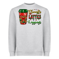 Heather Grey flannels lattes leggings Heavyweight Sweatshirt - BundleAndBundleShop