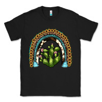 Black cactus rainbow Classic Tee - JahusDesignShop