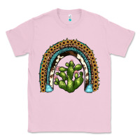 Bubblegum Pink cactus rainbow Classic Tee - JahusDesignShop
